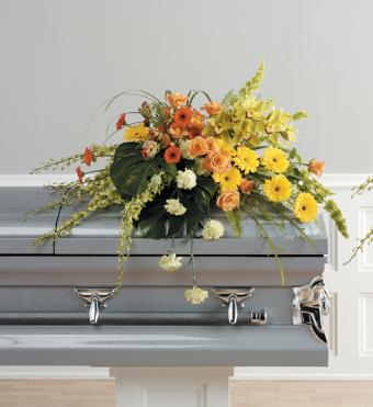 The Modern Casket Spray