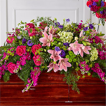 Radiant Tribute Casket Spray